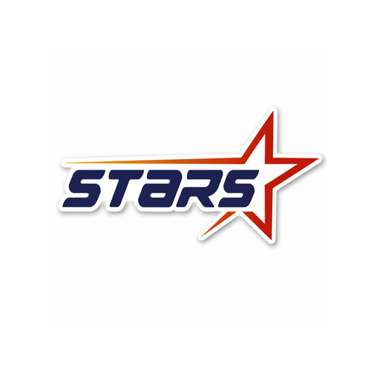 Astros Stars Window Decal