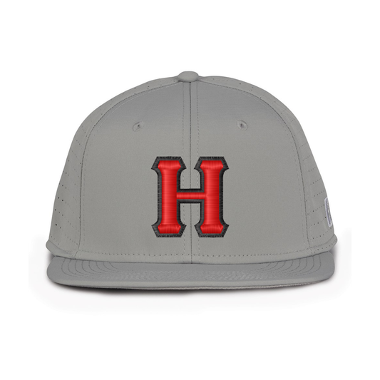 The Game Gray Hat with Red/Black "H"