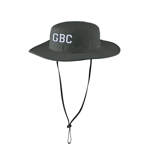 Embroidered Wide Brim Hat