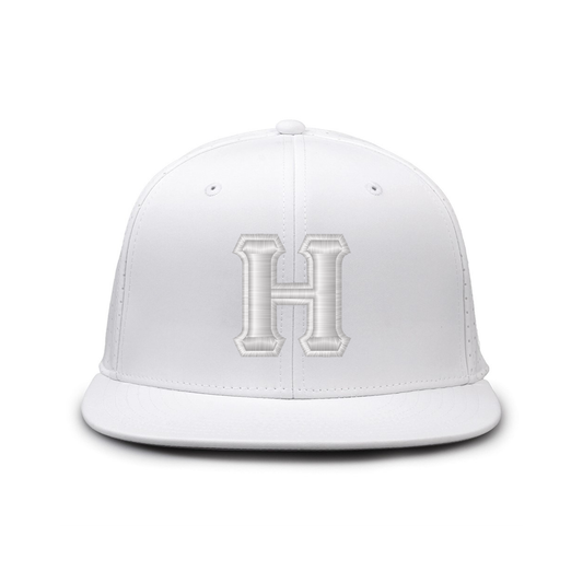 The Game White Hat with White "H"